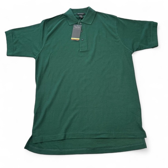 NWT Rivers End Polo Shirt Mens M Green UPF 30+ - Picture 1 of 7